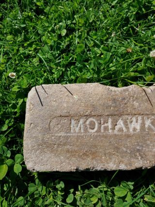 Very Rare Antique Brick Labeled “MOHAWK” Mohawk Brick Company York 1920s 2