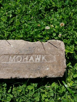 Very Rare Antique Brick Labeled “MOHAWK” Mohawk Brick Company York 1920s 4