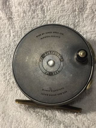 Lhw Vintage Hardy Bros.  Ltd.  3 1/8 " Perfect Fly Reel With Hardy Box