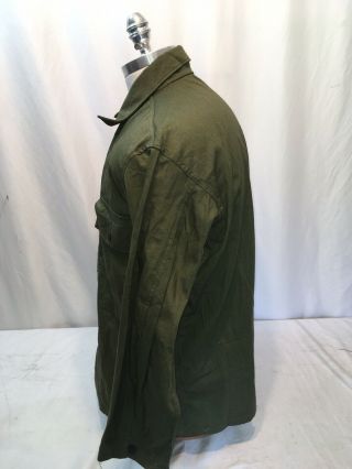 S & R MFG Co.  World War 2 O.  D Green Military Field Jacket May 2 1944 Men’s 38R 5