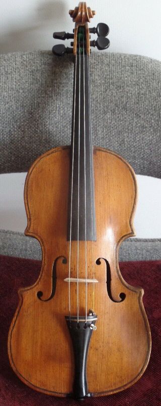 Italian Antique 19th Century Neapolitan Violin Ascribed To Ventapane,  Pasquale