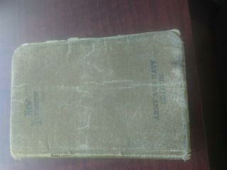 1917 World War 1 Holy Bible Testament Pocket Sized Army & Navy Edition Wwi