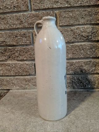 Red Wing Antique Bohemian Rye Stoneware Bottle VERY RARE 3
