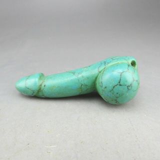 Chinese Jade,  Collectibles,  Hand - Carved,  Jade,  Hongshan Culture,  Penis,  Pendant E9253