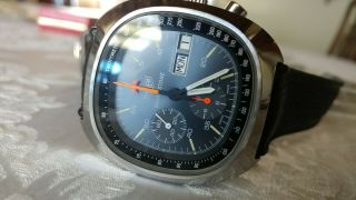 Heuer Silverstone Mark II Lemania 5100 ref.  510.  403 2