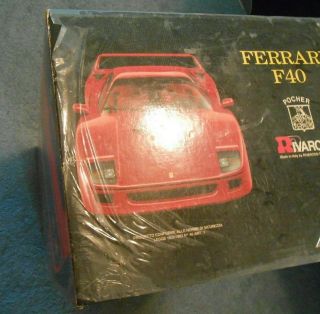 Pocher Rivarossi Ferrari F40 1:8 model kit 8