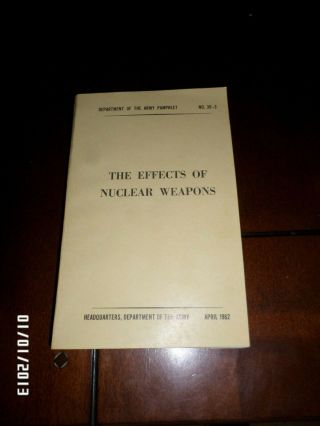The Effects Of Nuclear Weapons 1962 Samuel Glasstone With Effects Computer