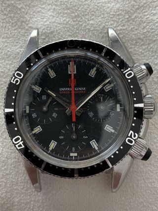 VINTAGE UNIVERSAL GENEVE SPACE COMPAX CHRONOGRAPH WATCH 12
