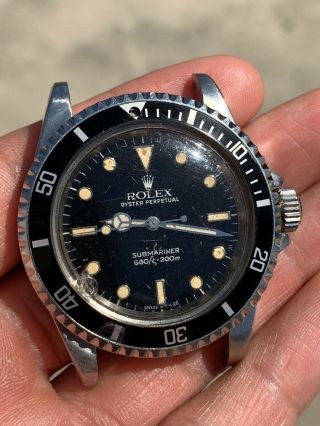 Vintage 1970’s Rolex Submariner Watch 5513 5512 1680 Diver
