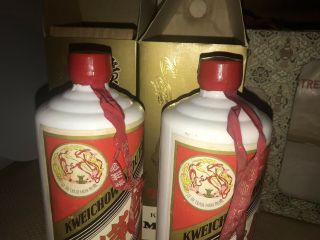 RARE VINTAGE KWEICHOW MOUTAI SET FROM CHINA ANTIQUE SET BAIJIU 6