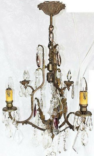 Antique French Baccarat Chandelier