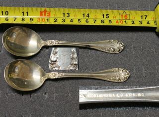 Eva Braun German Ww2 Sterling Silver Spoons 1932