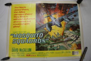 Ww2 British Raf Mosquito Squadron Movie Poster