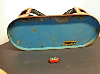 Antique Vintage 1940/50 ' s J.  CHEIN & CO.  Tin Toy ROLLER COASTER w/ One Car Rare 8