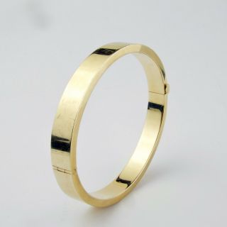 Vintage TIFFANY & CO.  14K Yellow Gold Bangle Bracelet 2