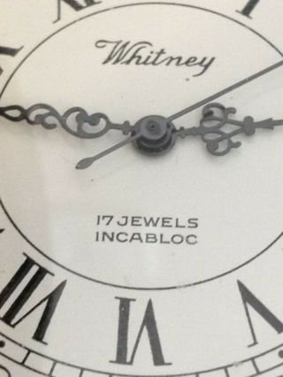 VINTAGE WHITNEY 17 JEWELS INCABLOC AVIATION THEME SWISS MADE POCKET WATCH. 5