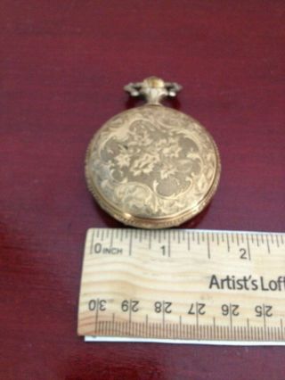 VINTAGE WHITNEY 17 JEWELS INCABLOC AVIATION THEME SWISS MADE POCKET WATCH. 7