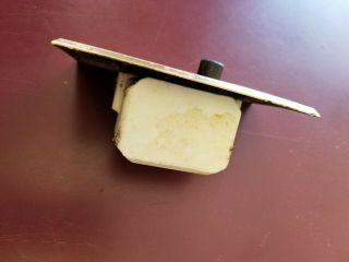 Vintage push button light Switch With Brass Wall Plate 3