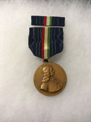 Ww1 Pa Mexican Border Service Medal Numbered Low 9 With Ribbon Bar (d536