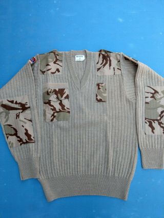 Serbian Army Desert Camouflage Sweater Size 2
