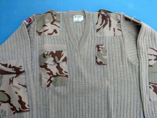 SERBIAN Army Desert Camouflage Sweater size 2 2
