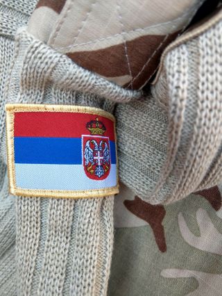 SERBIAN Army Desert Camouflage Sweater size 2 5
