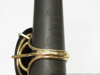 Huge 14k Gold Black Onyx Victorian Ring Natural Seed Pearl 17.  2gr Antique Sz7.  5 11