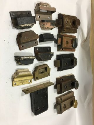 Antique Corbin Yale Safe Ilco Lock Mechanism Keys & Door Hardware Vintage