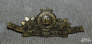 Ww1 Cef 219th Battalion (nova Scotia Highlanders) Scroll Collar Badge (17488)