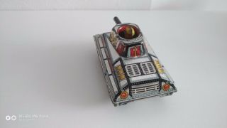 Vintage 1960 ' s friction tank Tin Toy JAPAN 5