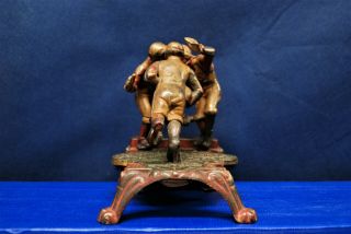 Antique Cast Iron Mechanical Bank – J.  & E.  Stevens – 