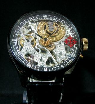 Patek Philippe &co Antique 1899 Art Deco Wristwatch Half - Skeleton
