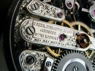 PATEK PHILIPPE &Co Antique 1899 Art Deco Wristwatch Half - Skeleton 9