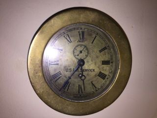 Rare Vintage Chelsea Uslh Lighthouse Service Clock Runs Well Circa 1910