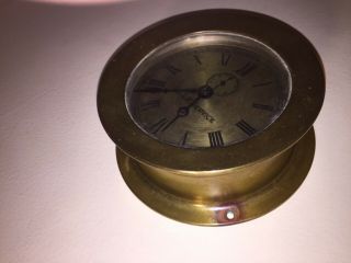 RARE Vintage Chelsea USLH Lighthouse Service Clock RUNS WELL circa 1910 6