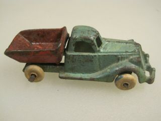 Vintage Arcade Cast Iron Toy Dump Truck B0258