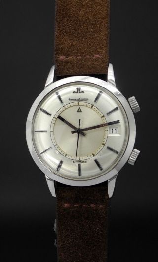 Vintage Jaeger - Lecoultre Memovox Date Automatic On Leather Strap