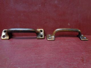 2 Antique Cast Iron Door Window Lifts Toolbox Handles More Avail 7