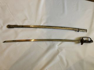 WWII JAPANESE ARMY OFFICER ' S PARADE SWORD & SCABBARD 4