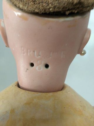 21” Antique French Doll Bru Jne R Bebe Doll Open Mouth Walker 9