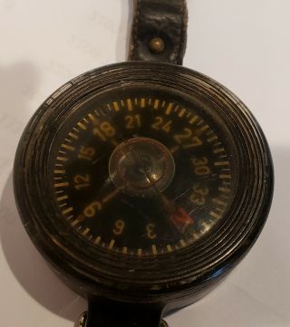 Ww2 German Pilot Kadlec Ak39 Navigational Wrist Compass