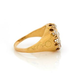 Antique Vintage Nouveau 18k Gold 2.  45 Ct Diamond Engagement Wedding Ring Sz 8.  25 5