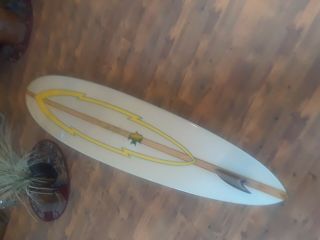 Vintage Surfboard Lightening Bolt 4