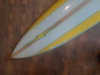 Vintage Surfboard Lightening Bolt 5