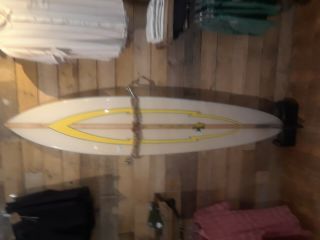 Vintage Surfboard Lightening Bolt 8