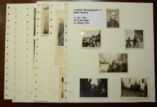 Wwii German Army Photo Grouping - 14 Panzer Division - France -