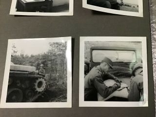 1950s German Photo Album 149 Pics US Military Work Travel Berlin Wall Tanks Jeep 7