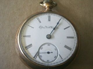 1893 Elgin National Watch Company Open Face Pocket Watch,  11 Jewel Ser 5634612