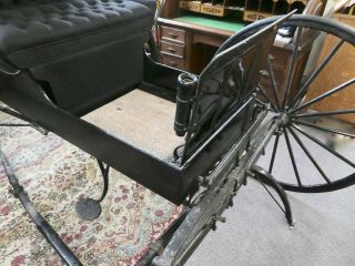 Antique Doctor’s Horse - Drawn Buggy with Canopy Roof,  Hitch.  Prof.  Restored. 6