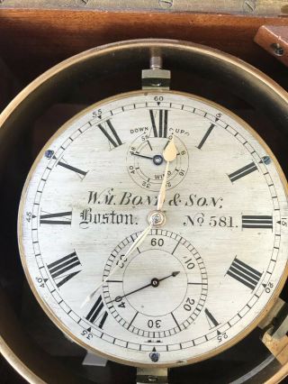 William Bond & Son 2 days Marine Chronometer 2